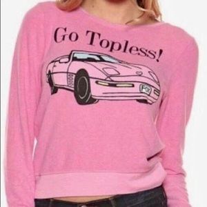 Wildfox Women's Go Topless Sweatshirt BBJ-Rare